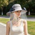 thumbnail image 6 of Kugisaki Sun Hat with Fans Solar Power Fan Wide Brim Sun Hat Fishing Essentials for Hiking Beach Summer Outdoor, 6 of 7