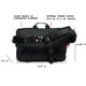 thumbnail image 5 of Chrome Industries Kadet Max Messenger Bag - Mochila cruzada para hombres y mujeres con hebilla de liberación rápida - Negro XRF, 5 of 5