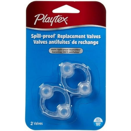 Playtex Spill-Proof Cup Replacement Valves - 3 Packs Of 2 Count = 6 Count