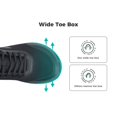 thumbnail image 3 of B BESUNEW Wide Toe Box Mens Walking Shoes with Arch Support Wide Width Orthotic Sneaker for Plantar Fasciitis Slip On Tennis Running Shoes US 8-13, 3 of 16