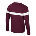 thumbnail image 3 of Men's Colosseum  Maroon Texas A&M Aggies Too Cool For School Long Sleeve Polo, 3 of 3