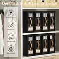 thumbnail image 4 of Sheet Organizer Foldable Closet Organizer Sheet Set Storage Bedding Storage Boxes,Black, 4 of 5