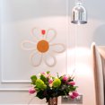 thumbnail image 2 of Decoración de pared con flores tejidas, estilo bohemio, con margaritas. Decoración floral para la habitación del bebé., 2 of 8