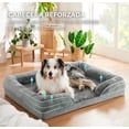 thumbnail image 4 of Cama para Perro OGAGU Gris Extra Grande Transpirable e Impermeable con Soporte para Cabeza y Funda L, 4 of 6