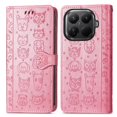 thumbnail image 1 of Funda Cartera FOXDOCK para Xiaomi 15T , Flip PU con Relieve de Gatos y Perros, Tarjetero y Soporte, 1 of 6