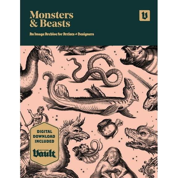 Monsters and Beasts: An Image Archive for Artists and Designers, (Paperback)