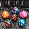 thumbnail image 4 of Qmay Juegos De Dados Dnd: Dados Poliédricos De 6 X 7 (42 Piezas) con 6 Bolsas con Cordón para Juego De Mesa De Juego De Rol Rpg Mtg De Dragones Y Mazmorras, 4 of 5