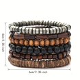 thumbnail image 2 of 24pcs Vintage Leather Braided Bracelet Set - Perfect for Men's Gifts & Daily Decoration!, 2 of 4