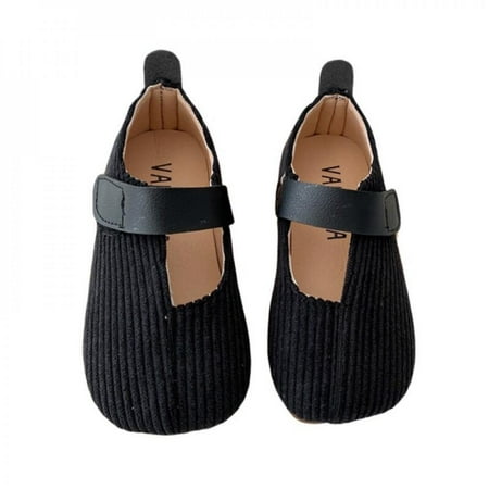 

Merotable Children s Shoes Corduroy Literary Retro Princess Shoes
