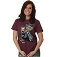 thumbnail image 4 of Biker Betty Boop Choppers Motorcycle Women's Graphic T Shirt Tees Brisco Brands S, 4 of 5
