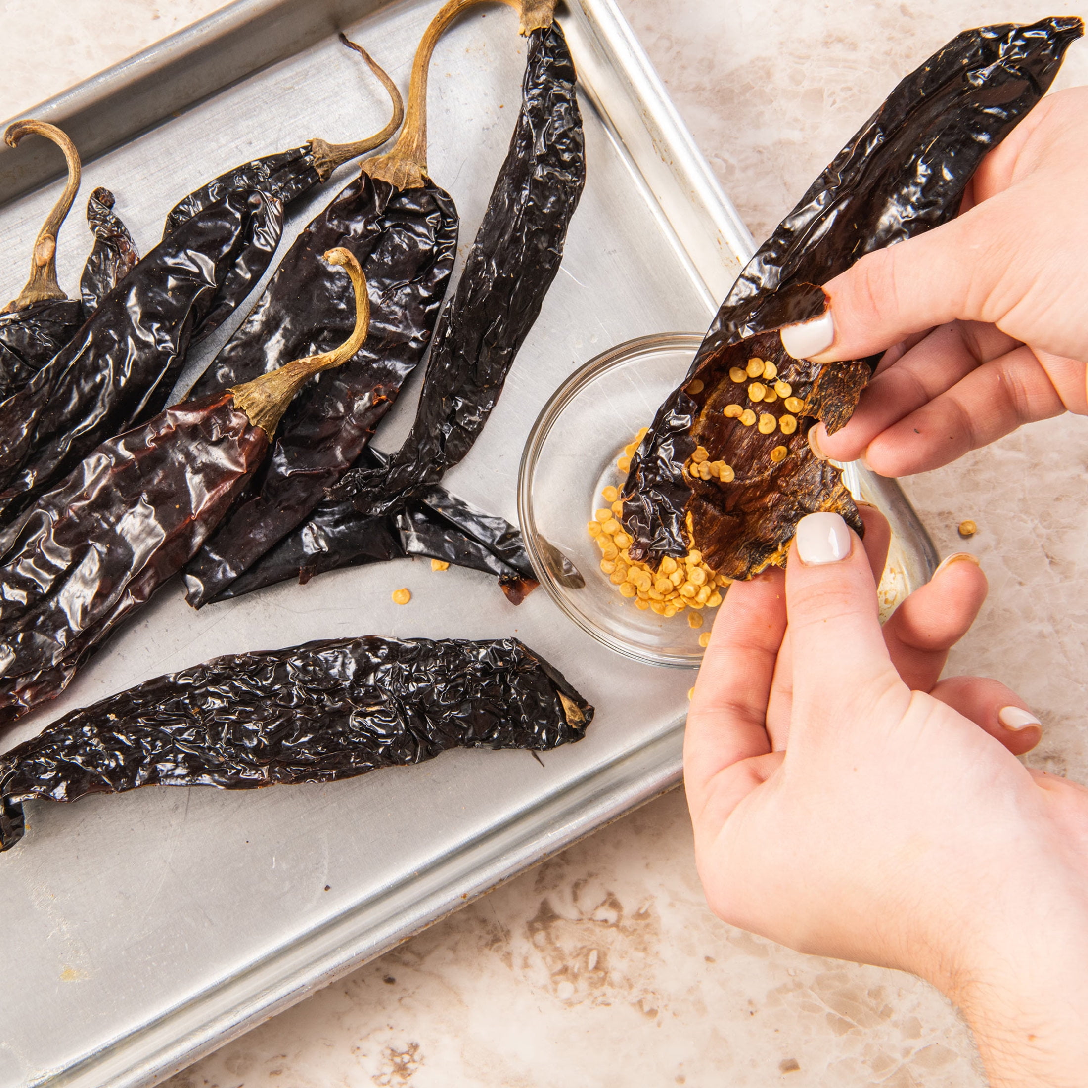 El Guapo No Artificial Flavors Whole Pasilla Ancho Chili Pods, 2.0 oz Bag