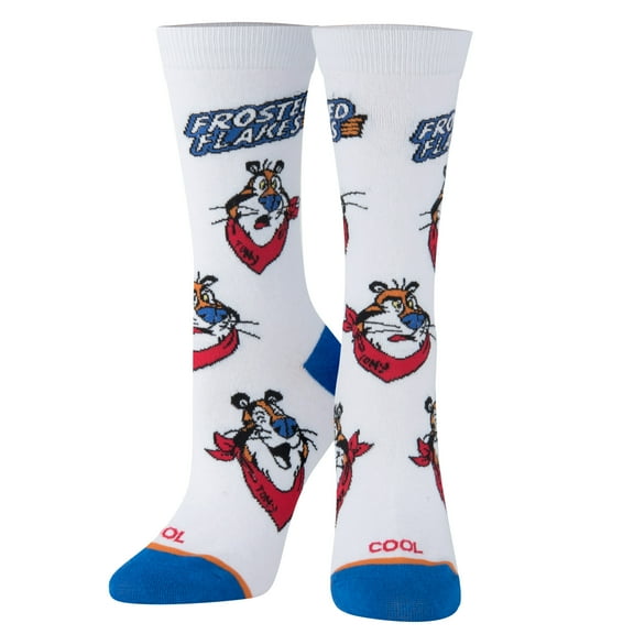 Cool Socks Novelty Crew Socks Women's Tony Faces, Graphic Print, Large