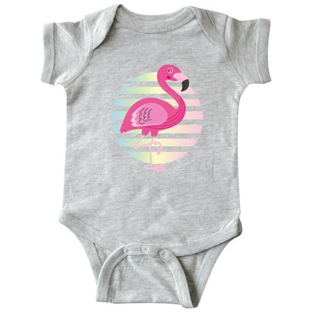 

Inktastic Flamingo Bird Pink Pastel Sunset Gift Baby Girl Bodysuit