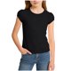 thumbnail image 2 of Camiseta de manga corta abotonada a rayas para niños, talla mediana a grande, informal, de poliéster, 2 of 8