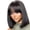 black-10 inches, variant on Lightweight Textured Short Wigs Heat Safe Styling Adjustable Elastic For Natural Appearance