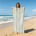 thumbnail image 5 of Integrated Beach Towel Bag with Shoulder & Backpack - Portable Swimming Towel, Stylish Geometric Design, Durable Nylon, Perfect for Beach, Travel & Camping,Gray, 5 of 6