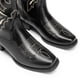 thumbnail image 4 of Botas vaqueras cuadradas para mujer DREAM PAIRS negras talla 7.5, 4 of 6
