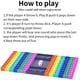 thumbnail image 4 of Big Jumbo Pop Its It Fidget Gigante Mega Push Bubble Popit Poppet Popper Figet Grande Enorme Rainbow Poppit Pop-It Popet Juego Tablero de ajedrez Sensory Figette para niños Adultos Adepaton WMCH-356, 4 of 7