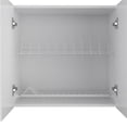 thumbnail image 3 of TuHome White Modern Engineered Wood Portofino 150 Wall Cabinet, 3 of 14