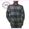 Ben Sherman Men's Long-Sleeve Stretch Woven Shirt L/Grey