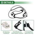 thumbnail image 4 of Unique Bargains ABS Wheel Speed Sensor Kit ABS Sensor Set Anti-lock Braking System Sensor for Mitsubishi Eclipse 2009-2012 No.4670A359/MN113198 Rear Left Right, 4 of 7