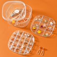 thumbnail image 2 of Earrings Storage Box High Capacity Dustproof Transparent Visible Multi-layer Jewelry Storage Case for Dresser, 2 of 8