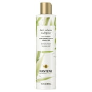 Pantene Nutrient Blends Hair Volume Multiplier with Bamboo Shampoo For Fine Hair, 17.9 fl oz