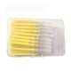 thumbnail image 2 of Cepillos Interdentales, 40 Piezas Cepillos Interdentales Para Aparatos Ortopédicos Herramienta De Limpieza De Espacios De Dientes Suaves Amarillo Ultrafino 0,4 Mm Para Viajes Para, 2 of 7
