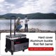 thumbnail image 5 of Cubo de pescado de gran capacidad, caja de aparejos de pesca, accesorios de pesca (S negro), 5 of 6