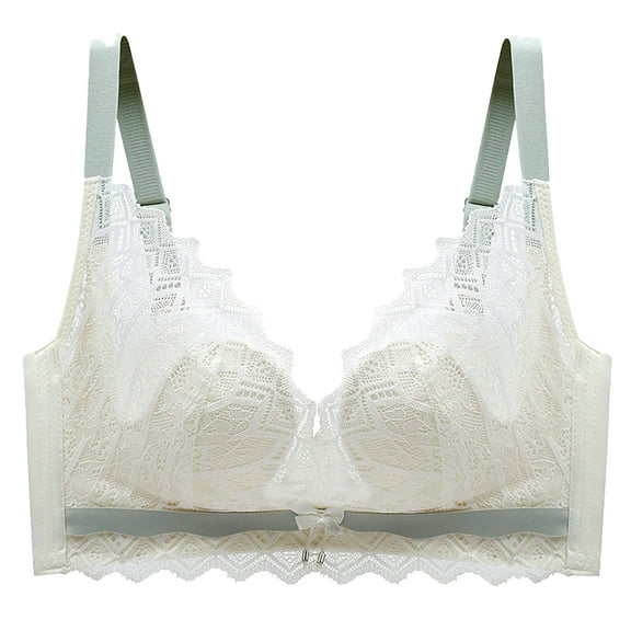 Ladies Rabbit Ears Cup Lace Thin Small Chest Bra Latex Seamless Push Up Adjustable Underwear