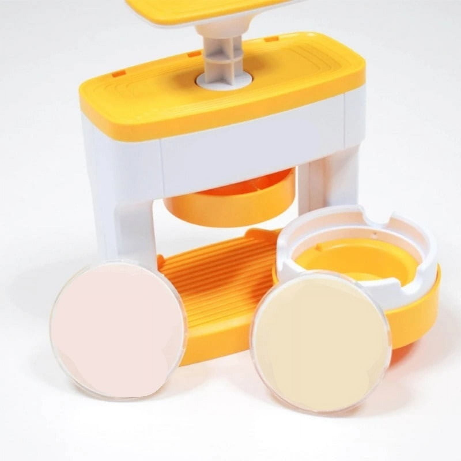 DIY Pin Badge Button Maker Mini Handheld Button Badge Press Machine with 30pcs Cute Stickers Button ,Beginner-Friendly