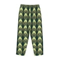 thumbnail image 7 of Fotbe Peacock Gold Feather Women's Pajama Pants,Sleepwear Pants,Pj Bottoms Drawstring And Pockets-Small, 7 of 7