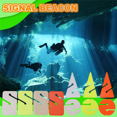thumbnail image 4 of 10PCS Cave Wreck Diving Marker Technical Diving Triangle Line Markers Guide Rope for Scuba Diving Luminous Light, 4 of 5