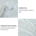 thumbnail image 5 of Shininglove Washed Cotton Duvet Cover with Flange, 100% Natural Cotton Vintage Duver Cover Set, 2 Pcs, White, Twin, 5 of 6