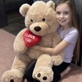 thumbnail image 3 of Tezituor 36" Teddy Bear Stuffed Animal Giant Bear Plush with I Love You Heart Plush Toy, 3 of 9