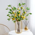 thumbnail image 4 of Artificial Lemon Branches Kitchen Party Decoration Yellow Fake Lemon Decor Farmhouse Style Home Table Centerpiece, 4 of 8