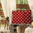 thumbnail image 4 of 4th of July Patriotic Pillow Covers 18X18 Inch Set of 2 American Stars Red Decorative Pillow Cases Memorial Independence Day Linen Cushion Case Farmhouse Home Decor For Sofa Couch Porch Outdoor, 4 of 6