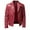 Red Hoodless Casual Outwear Jackets, variant on Olyvenn Clearance Men's Leather Jacket Fashion Stand Collar Punk Motorcycle Washed Leather Long Sleeve Hoodless Casual Outwear Jackets Bomber Jacket Windbreaker Club Coat Brown 6