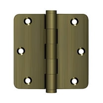 Deltana DSB35R45 3.5 x 3.5 x 0.25 in. Radius Hinges, Antique