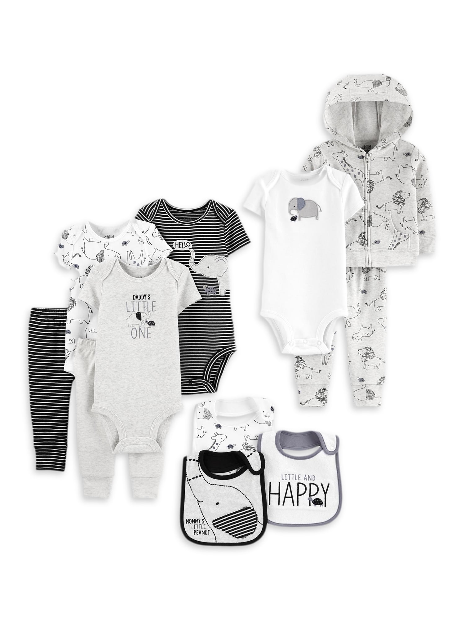 Buy Child of Mine by Carters Baby Boy Shower Layette Gift Set, 11Piece