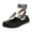 Silver, variant on Women's Platform Flip Flops Buckle Strappy Fashion Streetwear Sandals Comfortable Footbed Arch Support Casual Walking Shoes Silver Size 8