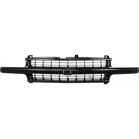 Grille Assembly Black For 1999-2002 Silverado 1500 / 2000-2006 Suburban