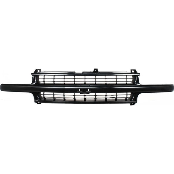 Grille Assembly Black For 1999-2002 Silverado 1500 / 2000-2006 Suburban