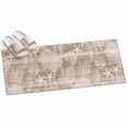 thumbnail image 2 of 2'x6' Rug Runners for Hallways Kitchen, Brown Coastal Non Slip Entryway Beside Floor Carpet Runner, Nautical Coral Starfish Shell Seahorse Ocean Washable Laundry Room Bedroom Throw Rugs Mat, 2 of 8