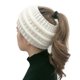thumbnail image 5 of Minnieouse Diadema cálida, diadema de punto, gorro de lana, gorros suaves de invierno, gorros elásticos transpirables, accesorios para el Sombreros Blanco, 5 of 6