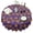Halloween Witch Hats, variant on Halloween Witches on Brooms Pattern Round Tablecloth 60"x60",Wrinkle Wipeable Table Cloth for Kitchen Dining Room Picnic Patio Party