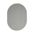 thumbnail image 1 of Furnish My Place Iconic Rug - 9 ft. x 12 ft. Oval, Grey, Custom Floor Rug for Patio, Garden, Hallway, Living Room, 1 of 5