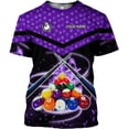 thumbnail image 6 of Mostprints Personalized Name Billiard Shirts 3D, Billiards Shirt 8 Ball Billiard Shirt Custom Men's Pool Men Women\u2026 (Blue, S), 6 of 9