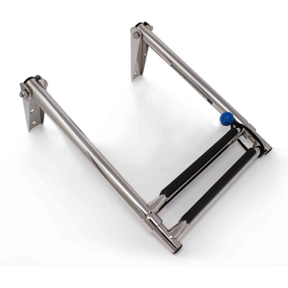 Five Oceans 2 Step Boat Ladder, Over Platform Telescoping Boat Ladders, Boat Swim Ladder, Boat Boarding Ladder, 316 Stainless Steel for Pontoon, Fishing Boat, Bass Boat, Sport Boat, Sailboat - FO4501