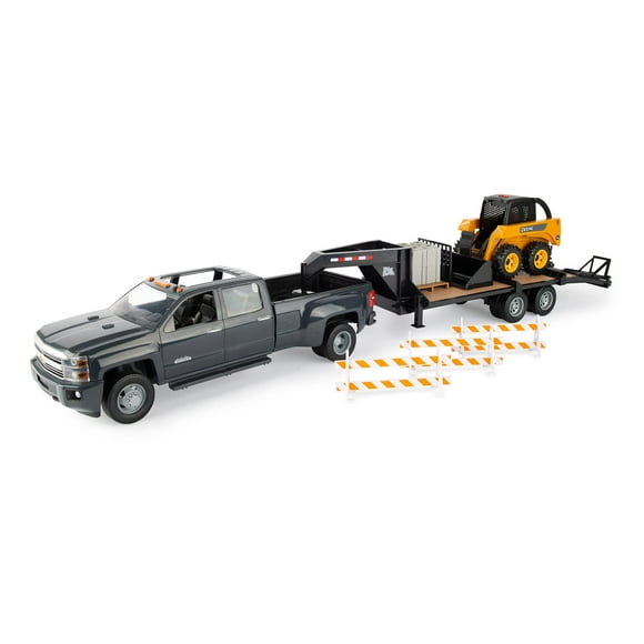 John Deere 1:16 Big Farm Construction Set with Skid Loader, Chevrolet Silverado and Accessories